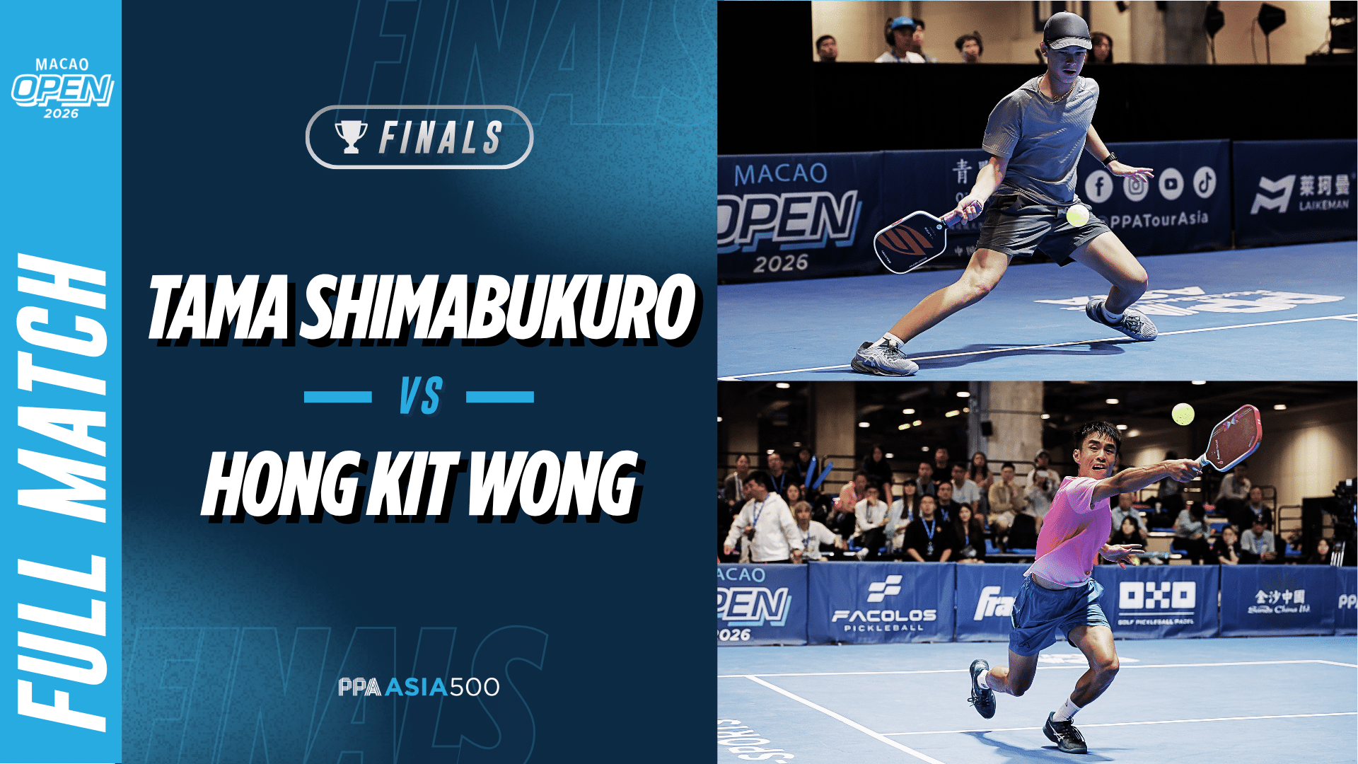 Tama Shimabukuro vs Hong Kit Wong - Men's Singles Final | Macao Open 2026